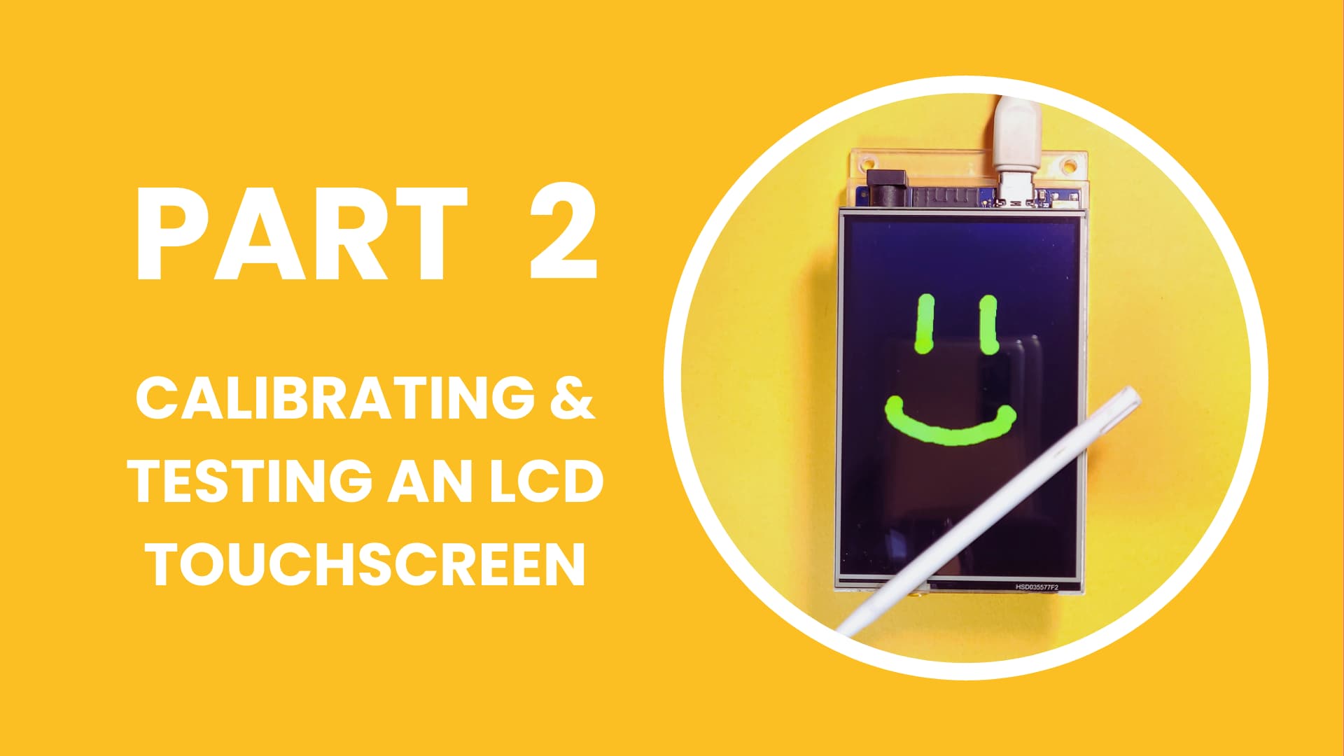 Calibrating and testing the touchscreen on a 3.5 inch TFT LCD with Arduino (Part 2 of 6)
