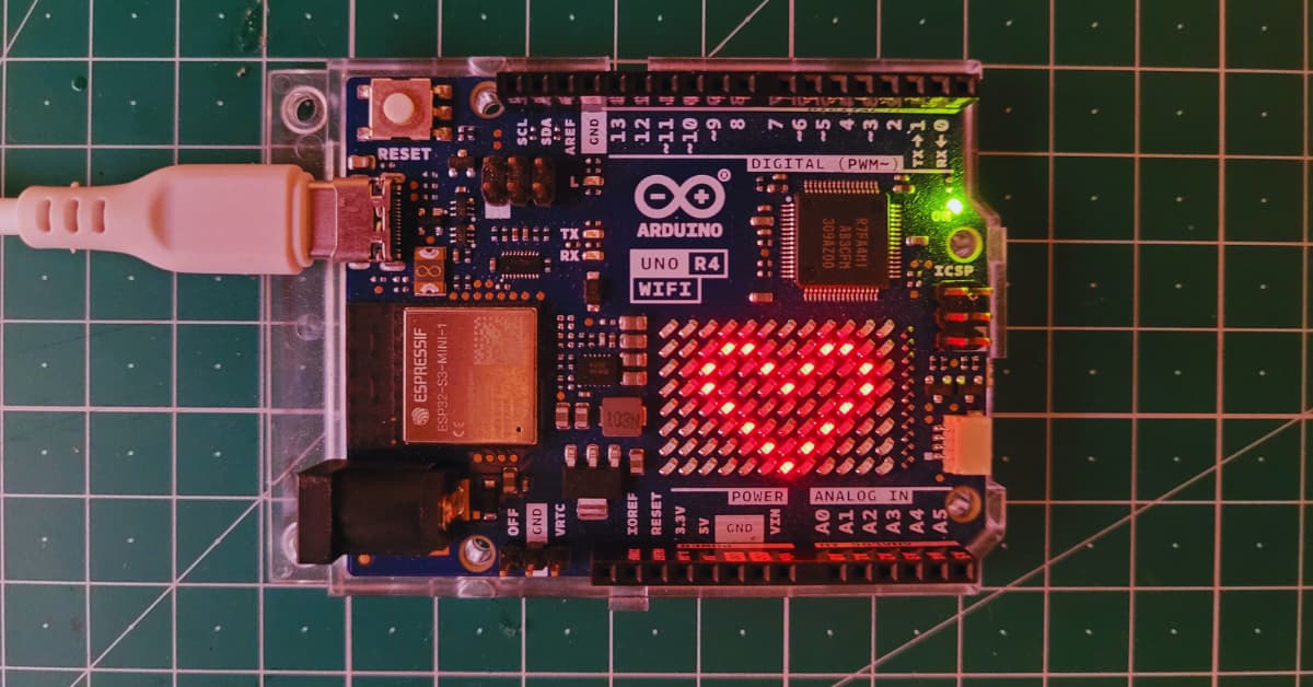 Using the Arduino UNO R4 LED Matrix to Build the Pong Arcade Game